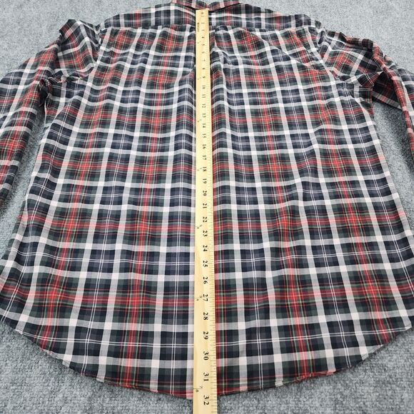 Ralph Lauren Shirt Mens XL Madras Plaid Classic Fit Long Sleeve Button Down - Picture 6 of 16